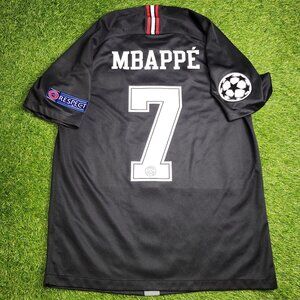 Mbappe Psg Paris Saint Germain JORDAN 2018 2019 Third Soccer Jersey M